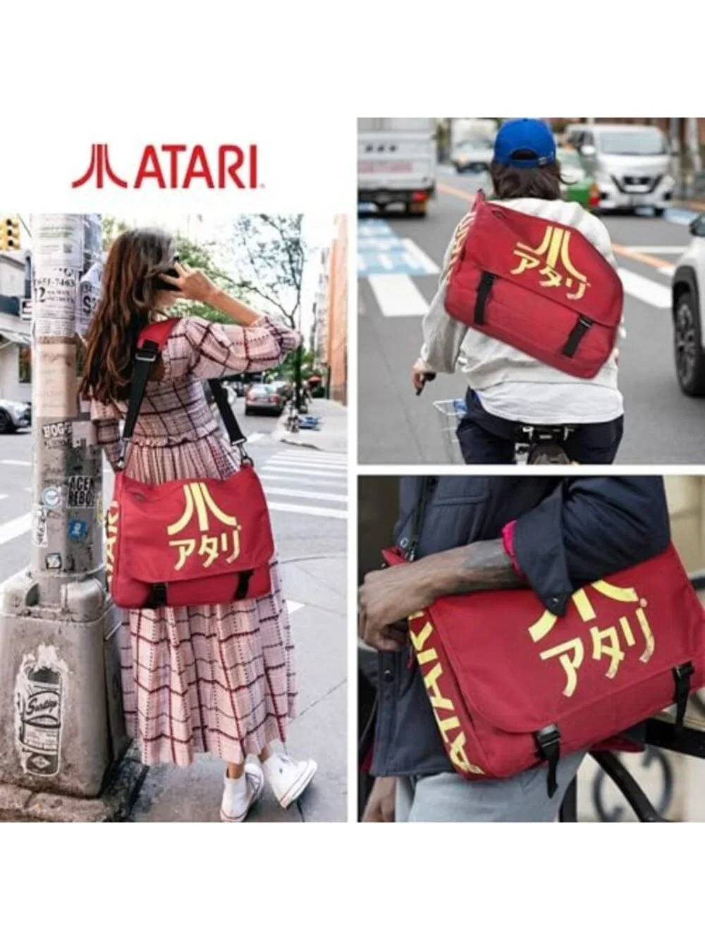 Retro Expandable Messenger Bag | Large Capacity Shoulder Satchel for College
